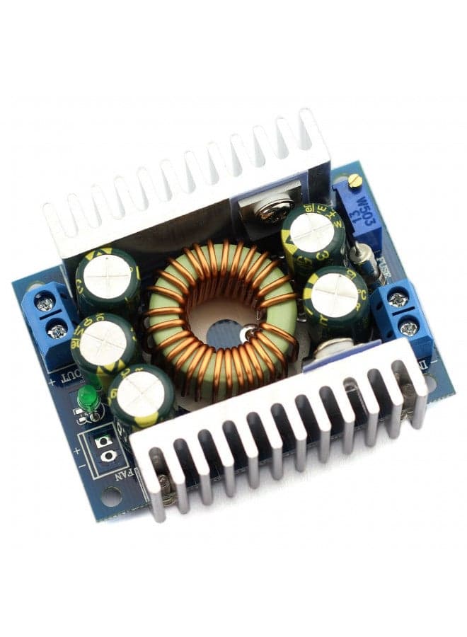 DZS Elec 12A DC-DC Step Down Buck Converter Low Ripple with Heat Sink 4.5V-30V to 0.8V-30V Vehicular Voltage Regulator