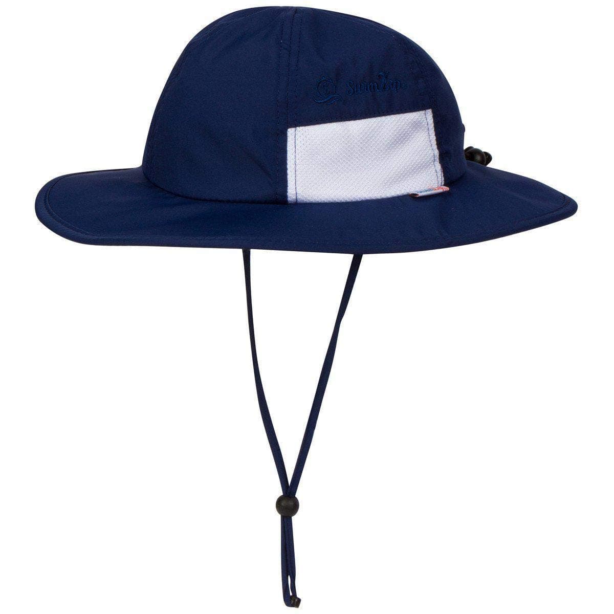 SwimZip Wide Brim Sun Hat | UPF 50+ Protection for Baby, Toddler, and Kids Navy