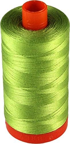 Aurifil Cotton Mako 50wt Spring Green Thread Large Spool 1421 yard MK50 1231
