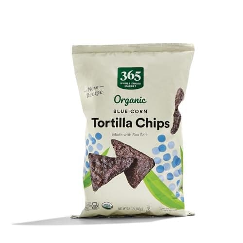 365 by Whole Foods Market Organic Blue Corn Tortilla Chips 12 Ounce