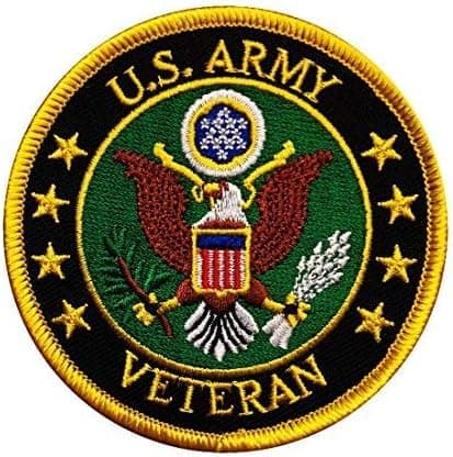 Veteran Embroidered Iron on 30 Inches Patch MTB29