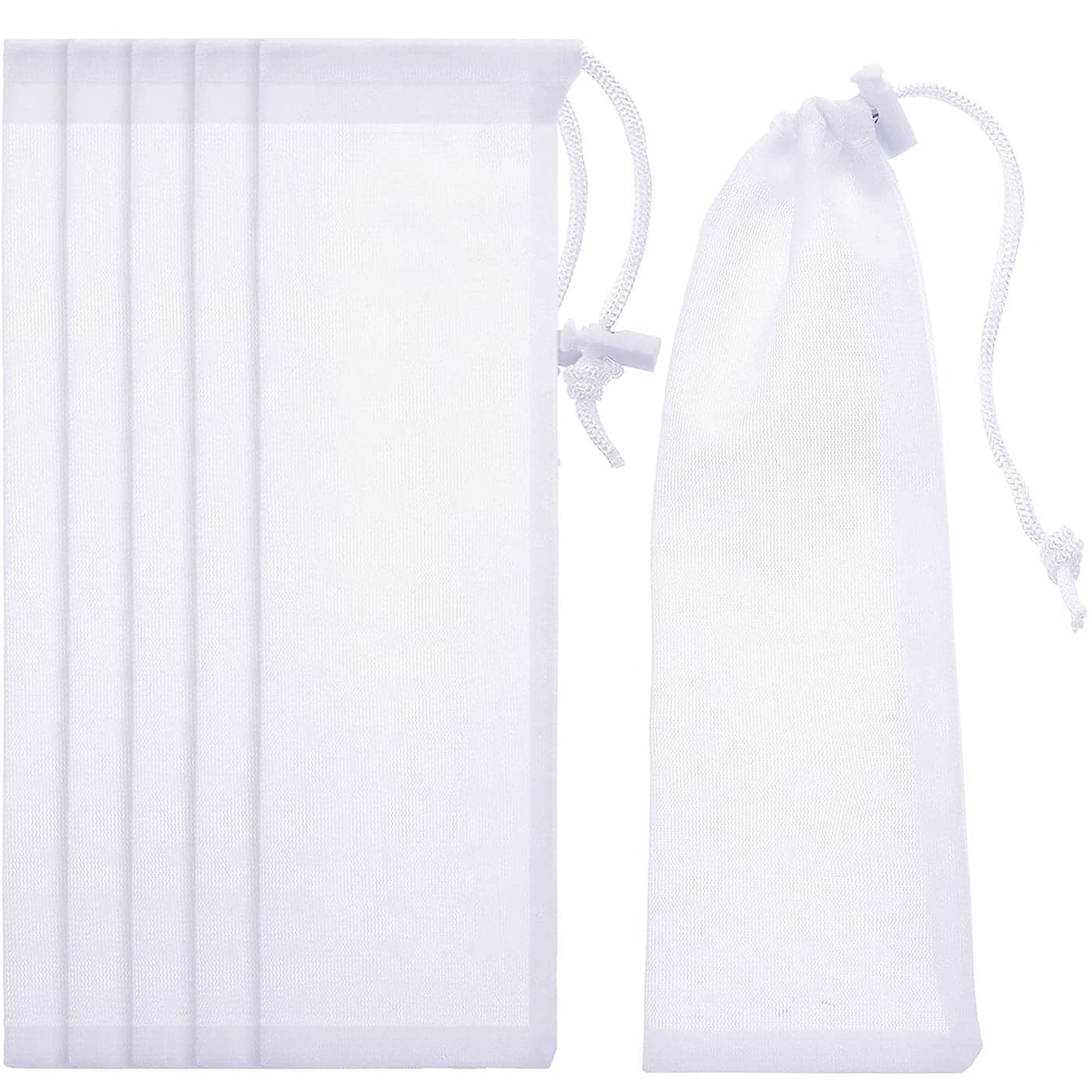 Lint Traps Catcher for Washing Machine Nylon Mesh Lint Traps for Home Laundry Washing Machine Drain Systems Discharge Hoses Filter 94 x 31 Inch 6 Pieces