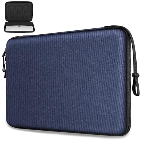 Sounce Hard Laptop Sleeve for MacBook 13-13.3 - 13.6-14 inch Laptop Sleeve Bag for MacBook Pro/Air M1 M2, Surface Laptop 3/2, Dell Inspiron 13/XPS 13, Shockproof & Water-Resistant