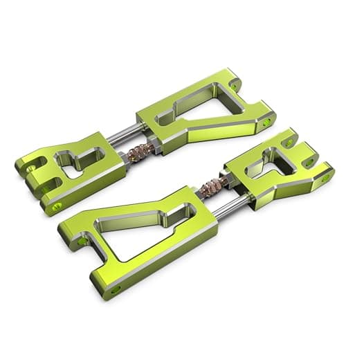 CROBOLL R11130 Upgraded Aluminum Front Upper Suspension Arms with S2 Turnbuckle for Mini110 RC Car Spare Parts RC Vehicle for RZ001 2PCS