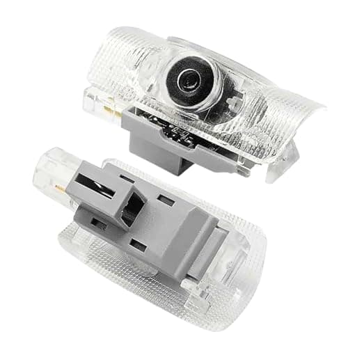 KMH Ghost Shadow Light LED Projector Light Compatible with Toyota Innova Crysta | Warning Anti Rear end Collision | 3D Welome Sensor Wireless Car Door Entry Logo Lamp Light - Pack of 1