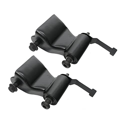 BST BSSP Pair Rear Leaf Spring Shackle Bracket Kit Rearward Compatible with 200313 Dodge Ram 1500 2500 3500 Trucks 722035