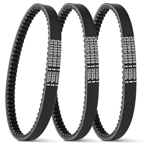 3PCS Cheimaxy 30 Series Torque Converter Belt Go Kart Belt for Manco 5959 Comet 203589 Part Replacement