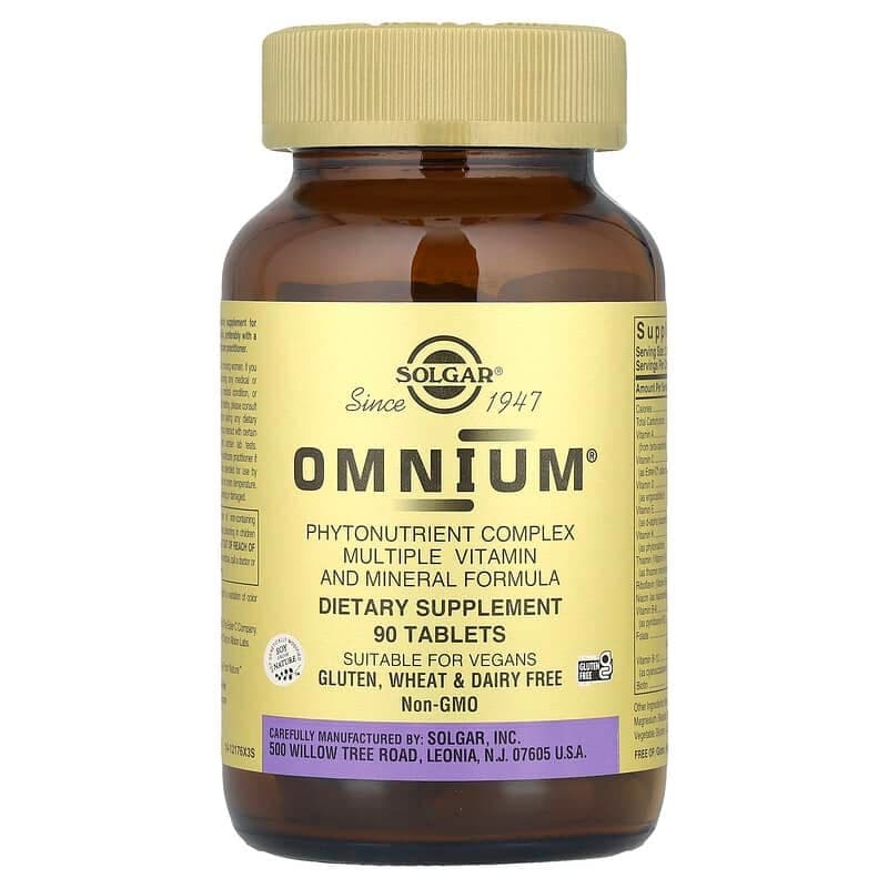Omnium Phytonutrient Complex Mineral Formula - 90 Tablets
