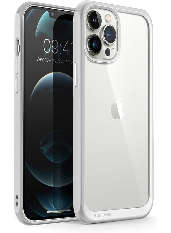 Unicorn Beetle Style Case Designed for iPhone 13 Pro (2021 Release) 6.1 Inch, Premium Hybrid Protective Clear Case (Gray)