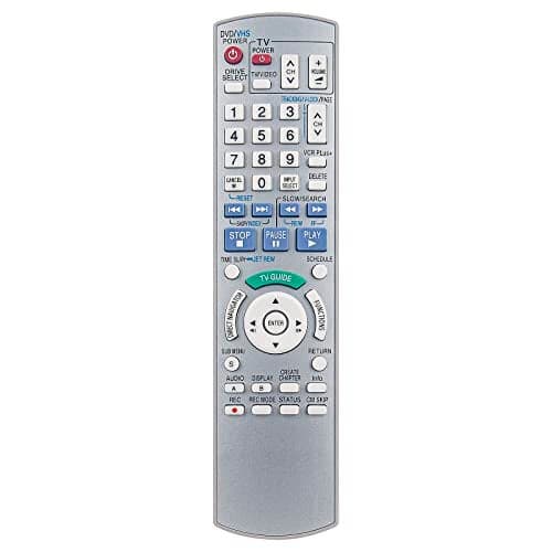 EUR7659Y90 Replace Remote Control Fit for Panasonic DVD/TV DMR-EH75 DMR-EH75V DMR-EH75VS DMREH75V DMREH75VP DMREH75VS DMRE85H DMRE85HP DMRE85PP DMREH50P DMREH50PC DMREH50S DMREH55 DMREH559P