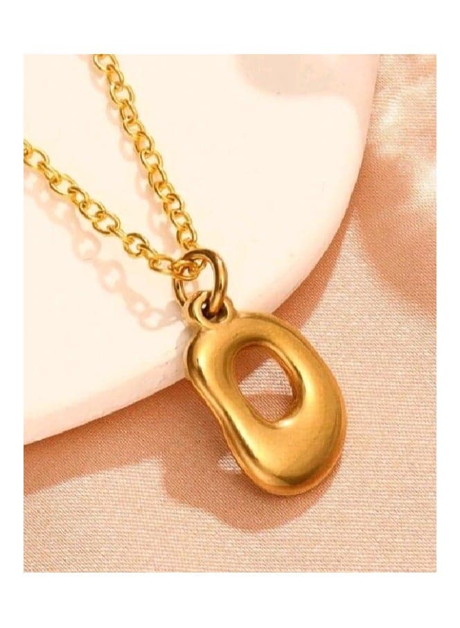 Trendy Stainless Steel Gold Plated Necklace For Women