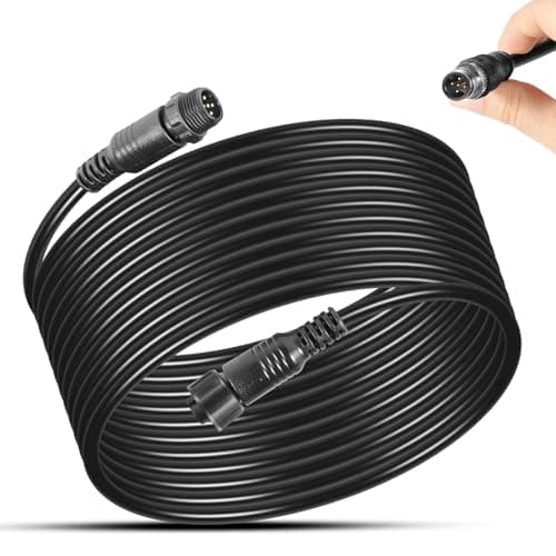 Bzumperyz NMEA 2000 (N2K) 6m Drop Cable Backbone Cable Extension Cable for NMEA 2000 Enabled Fishfinder/Chartplotter, Stable Connection, IP67 Waterproof