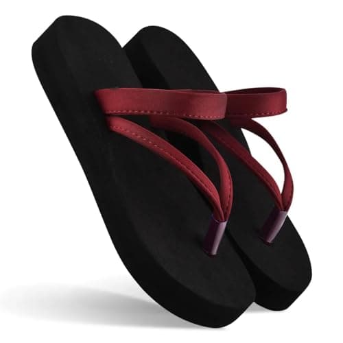 LOVEHUSH Doctor Slipper for Women | Orthopedic, Diabetic, Pregnancy | Soft Doctor Anti-Skid Slipper for Women |Slides, Flip-Flops, Slippers, Chappals | For Ladies and Girls SL2-CHARRY-7