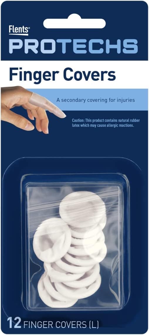 First Aid Finger Covers 12 Count Large Protects Finger While Healing From Injury