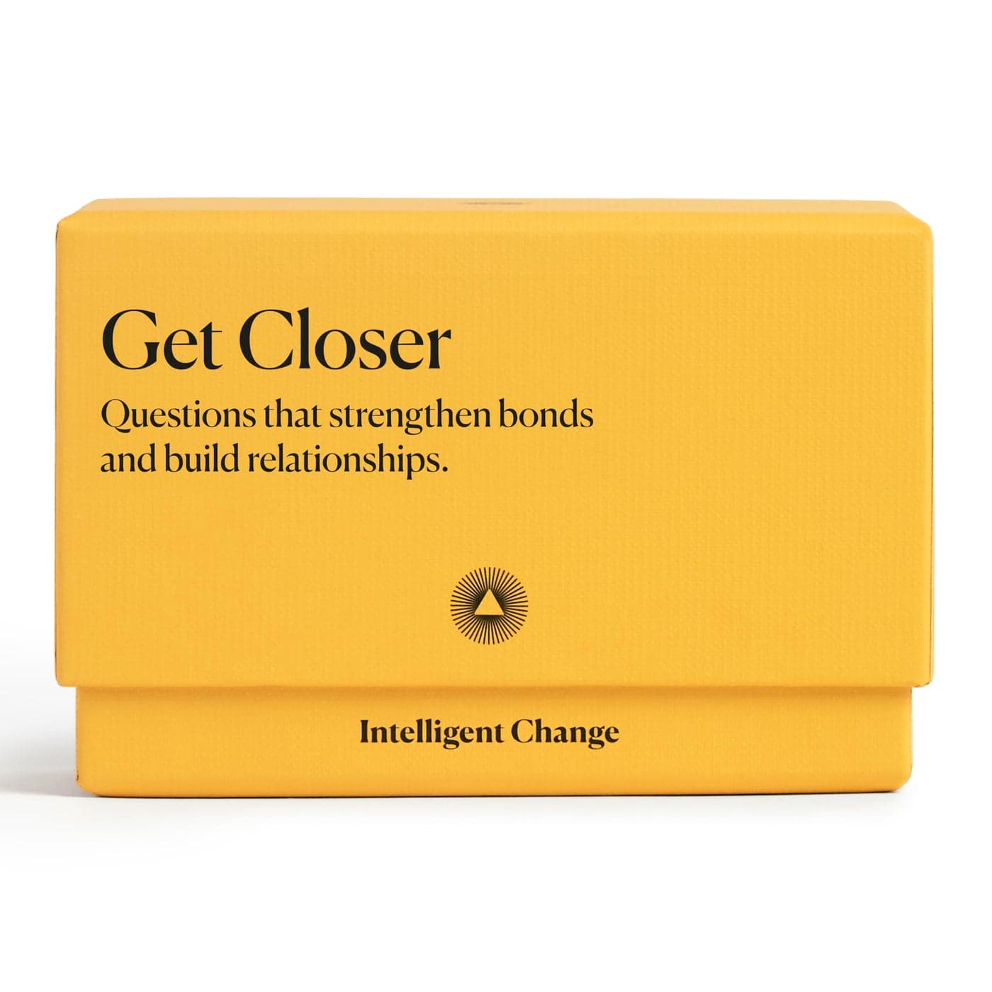 Intelligent Change Get Closer Social Bonding Card Game, Conversation Starters with Fun Questions & Activities, Talking Games for Adults, Icebreaker Game with 100 Question Cards