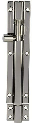 Prop It Up (Aligarh Made Locks and Hardware) Stainless Steel Extra Heavy Tower Bolt/Door Latch 6 Inch (9mm) SS and Chorme Finish - Set of 10