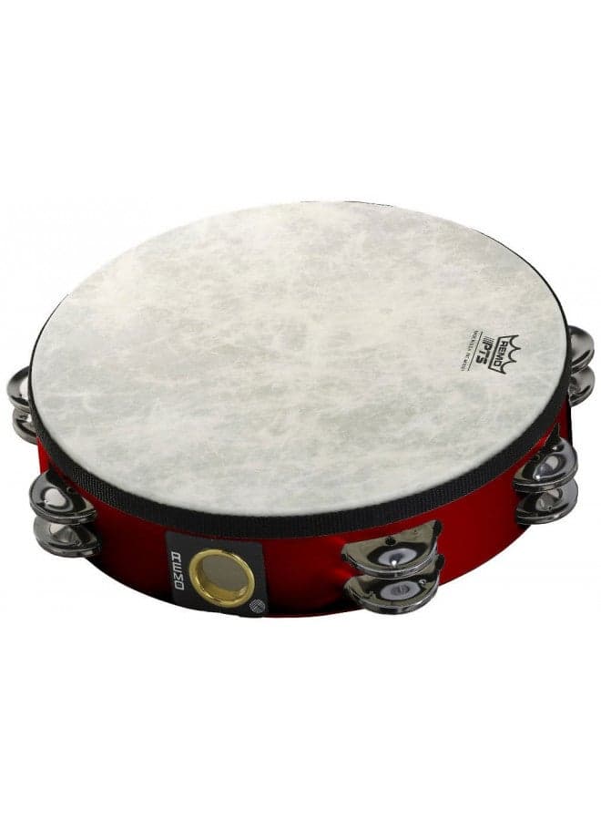 Remo Fiberskyn Tambourine - Quadura Deep Red, 8"