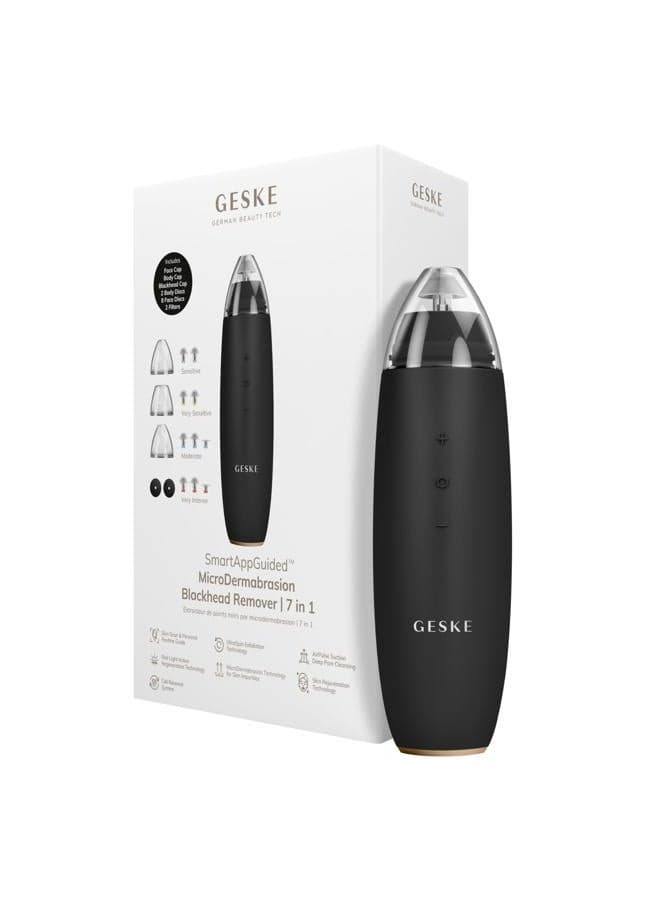SmartAppGuided™ MicroDermabrasion Blackhead Remover | 7 in 1 | Blackhead Remover | Electric Pore Cleaner | Innovative Vacuum Cup | Beauty Tool | Skin Cleansing Device | Skincare Device