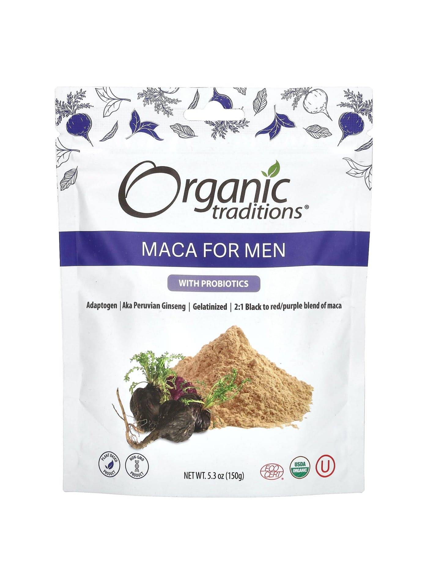 Maca For Men with Probiotics, 5.3 oz (150 g)