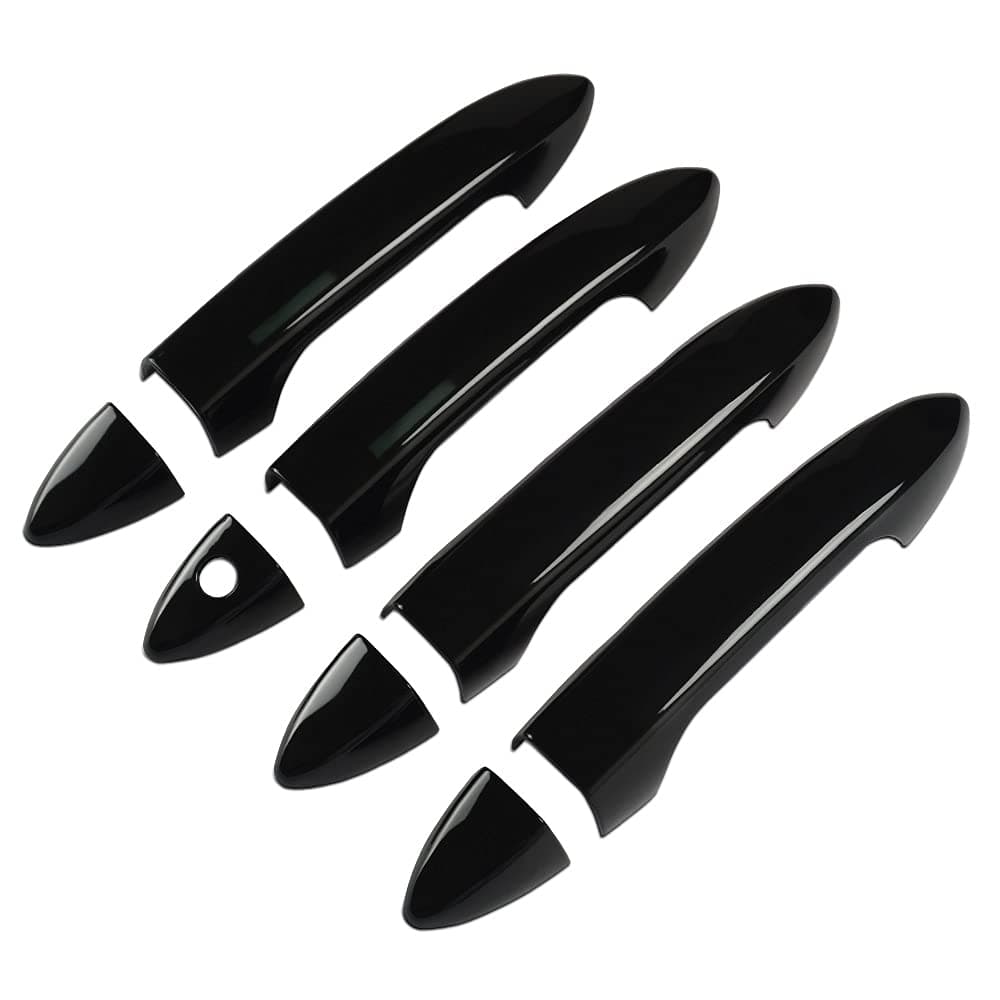 DLOVEG Car Door Handle Cover Compatible for Honda Accord 20132017Accessories Compatible for Honda Pilot 2022 20212016 Without Smart Key Holes Glossy Black