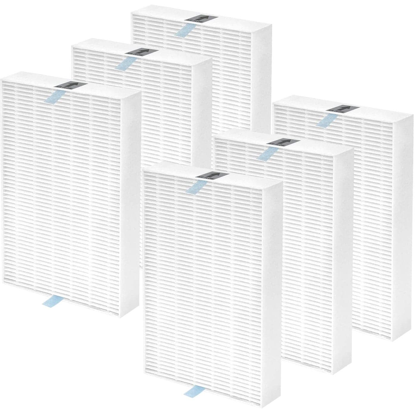 HPA300 HEPA Replacement Filter R Compatible with Honeywell HPA300 HPA200 HPA100 HPA090 Series and HPA5300 Air Cleaner Purifier True HEPA Filter R HRFR3 HRFR2 HRFR1 6 Pack