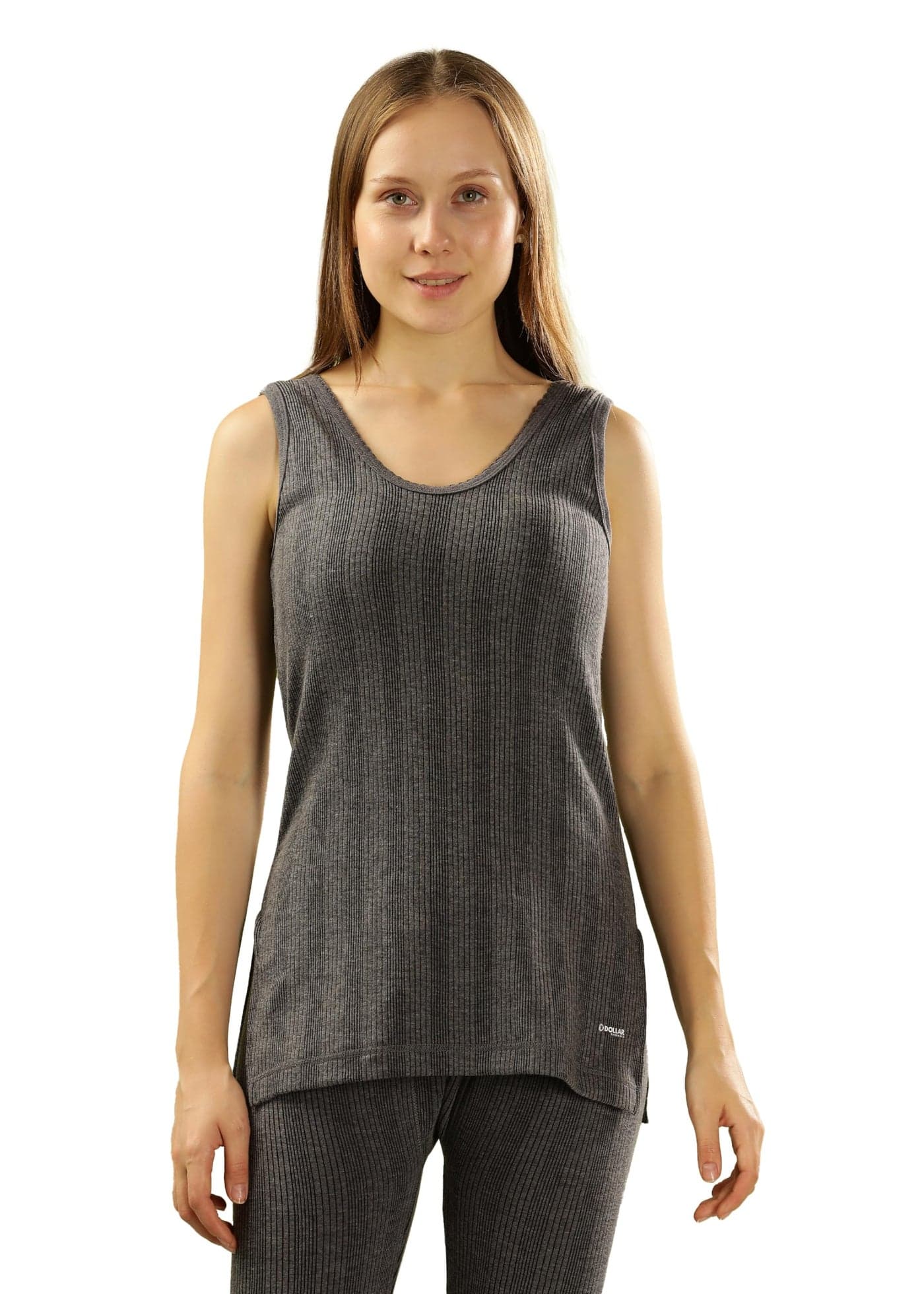 Dollar Ultra Women’' Thermal Top | Super Soft Cotton Rich Brushed Fabric | Thermal Wear for Women | Comfortable Winter Inner | Stylish Thermal Inner Wear for Women | Sleevless Thermal Top