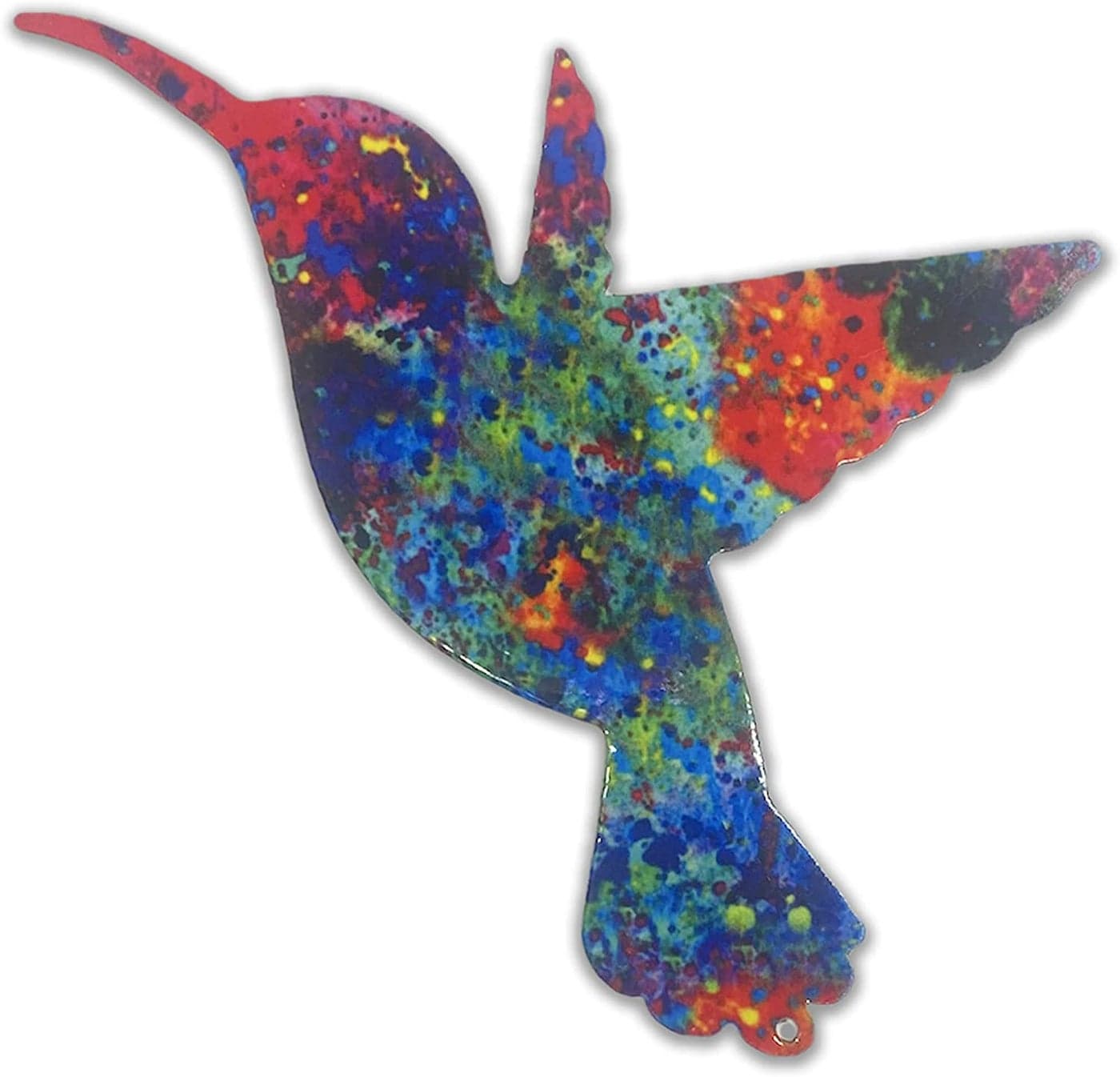 Sonoran Souvenirs Dreamy Opal Hummingbird Magnetic Screen Door Mesh Saver Heavy Duty Gloss Finish 4 H x 275 W Metal Magnets for Sliding Patio Doors Durable Screen Door Decor