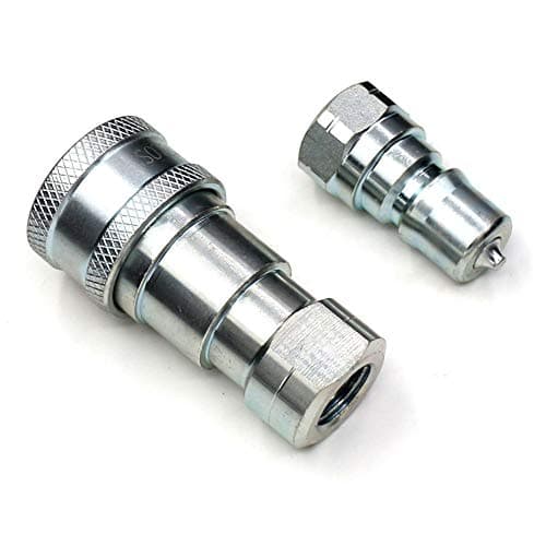 Hydraulic Coupler 1/4" NPT ISO 7241-B,CEKER Quick Connect and Disconnect Tractor Couplers Hydraulic Coupling