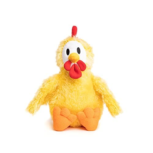 fabdog Fluffies Dog Toys Squeaky Plush Dog Toy for All Breeds Cute AnimalThemed Puppy Toys Make for Ideal Gift Fun Nylon Dog Toys with Squeak Small Chicken