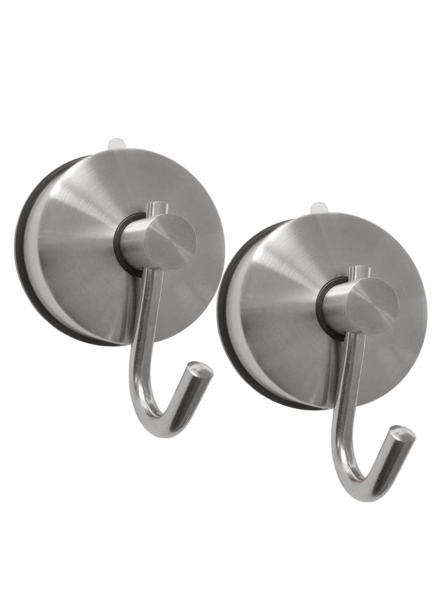 Suction Cup Hooks Bathroom Towel Holder, 2PCS Removable Heavy Duty Vacuum Stainless Steel Rack