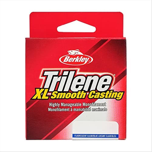 Berkley Trilene XL Smooth Casting Monofilament Service Spools (XLPS8-26), 110 Yd, pound test 8 - Fl. Clear/Blue