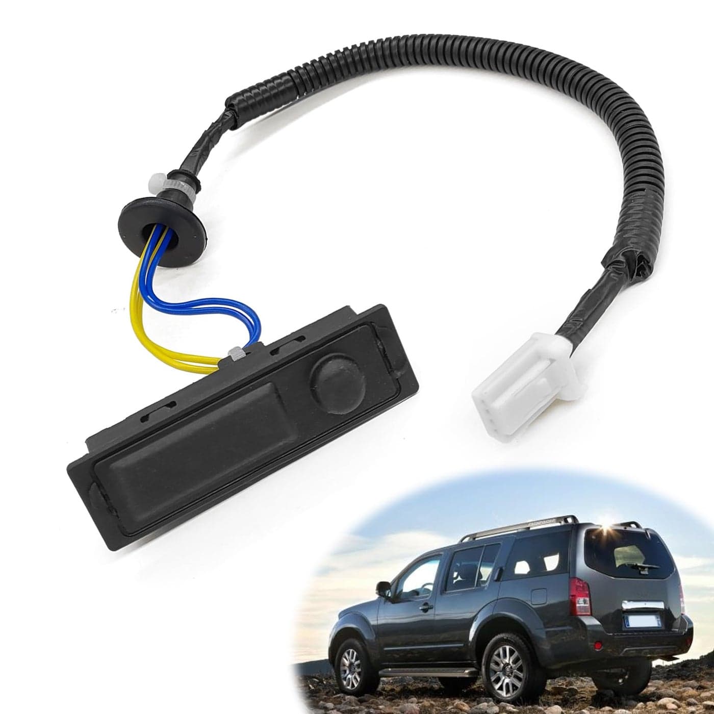 Hatch Release Button Trunk Latch 253803JA0A Rear Liftgate Tailgate Trunk Open Release Switch Button Compatible with Nissan Pathfinder Platinum S SL SV 20162020 Platinum Hybrid 20142015