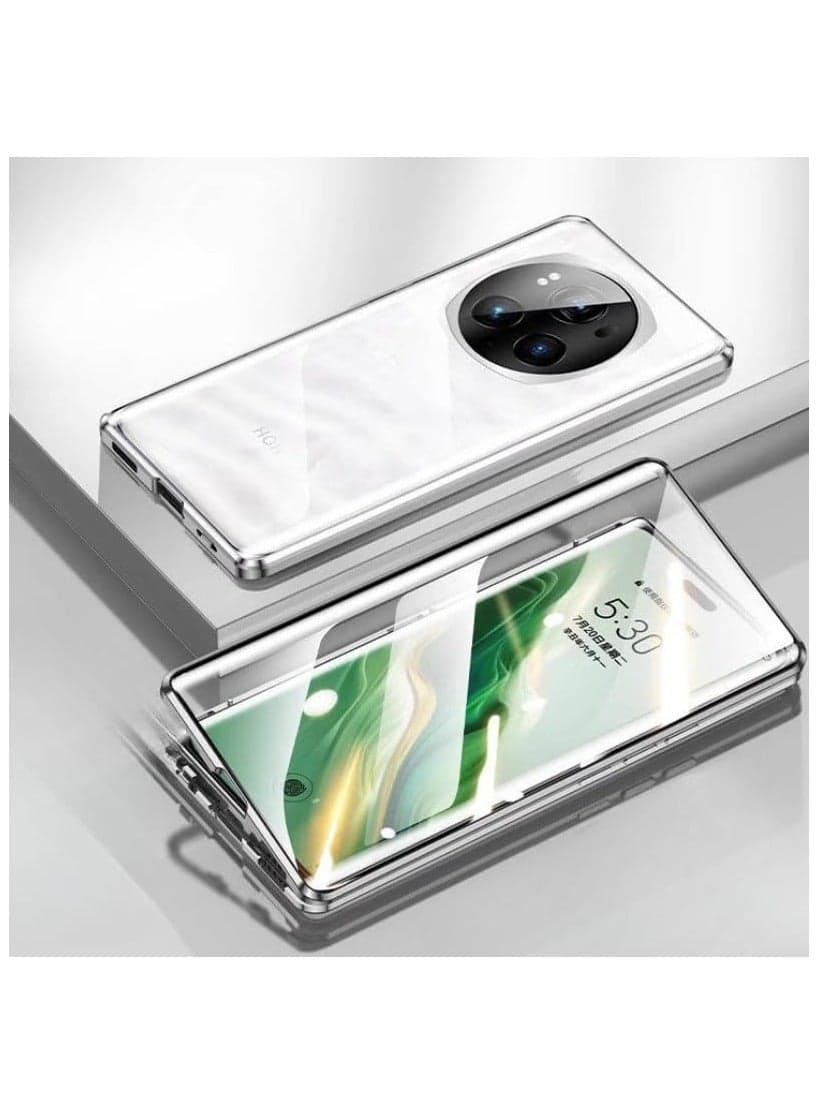 Double-sided Glass Phone Case Compatible with Honor Magic 6 Pro 5G Magnetic Case 360° Full Protection Back Cover For Magic 6 Pro