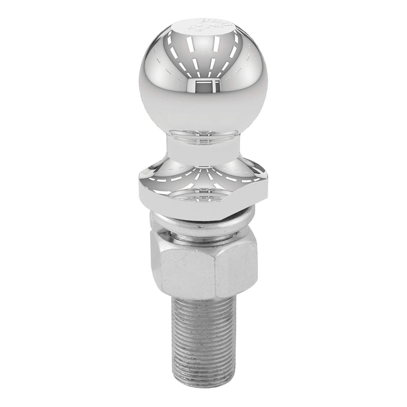 CURT 40017 Chrome Trailer Hitch Ball 3500 lbs 178Inch Diameter 1 x 3Inch Shank