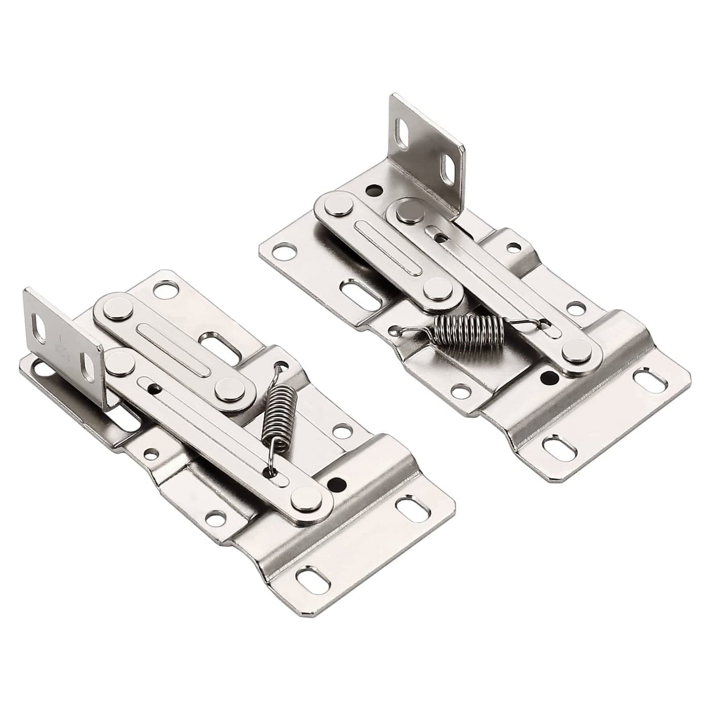 Furniware 2 Pair Tip Out Tray HingesStandard Sink Hinges for SinkFront DrawerSteel