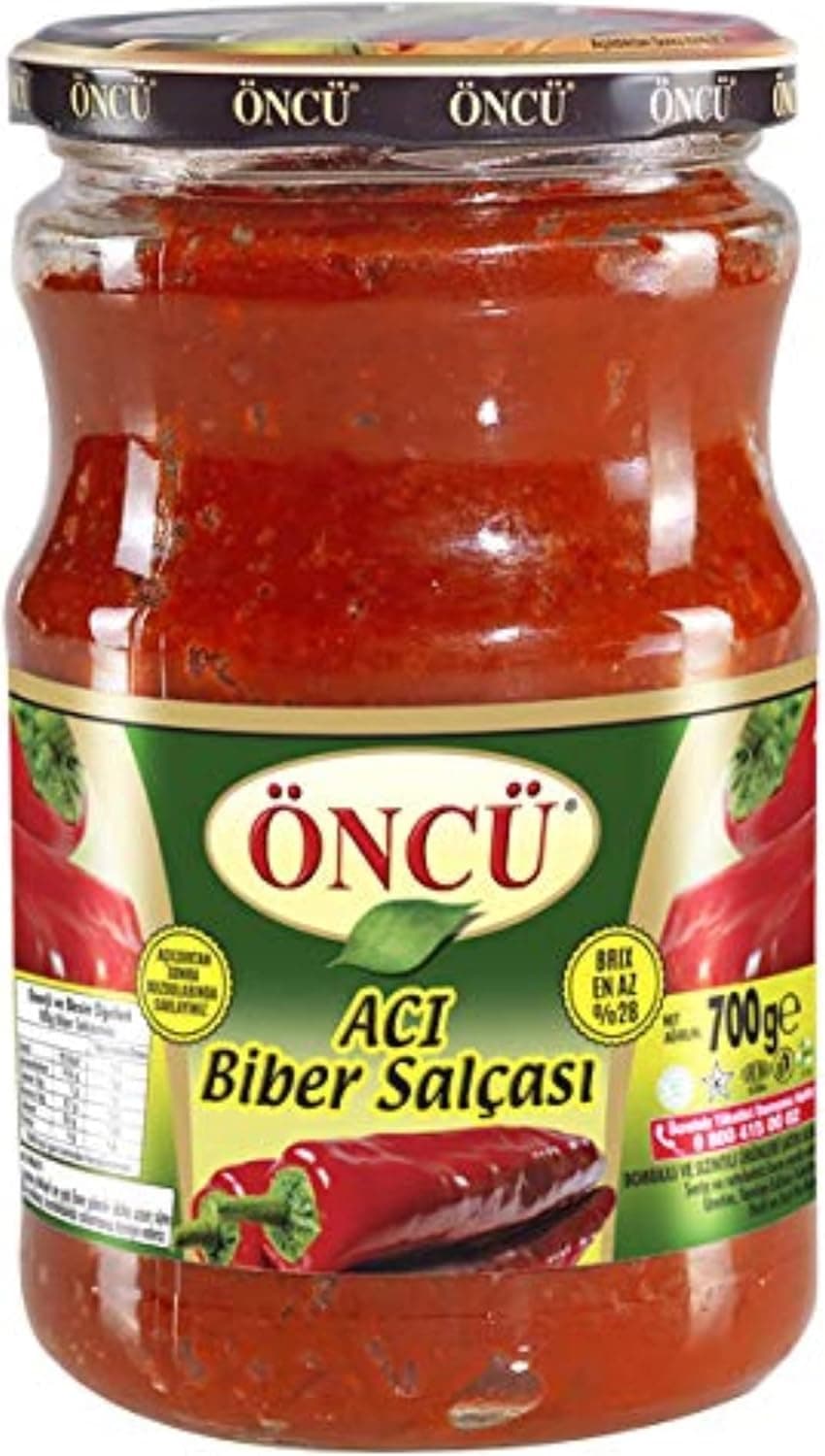 Öncü Turkish Hot Pepper Paste 700g