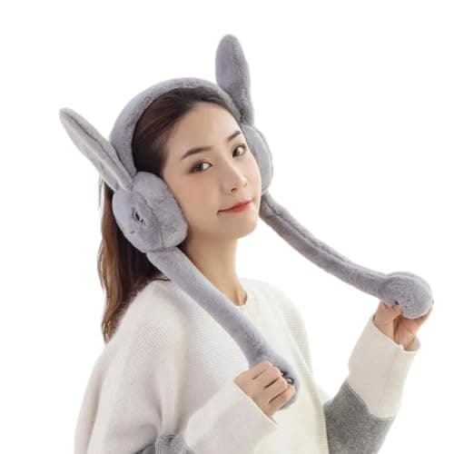 RR DESIGN Earmuffs Cute Plush Animal Ear Warmers for Women & Girls | Fluffy Furry Ear Muffs for Winter | Fluffy Furry Ear Muffs | Adorable Bunny Fluffy Ear Warmers-mix design