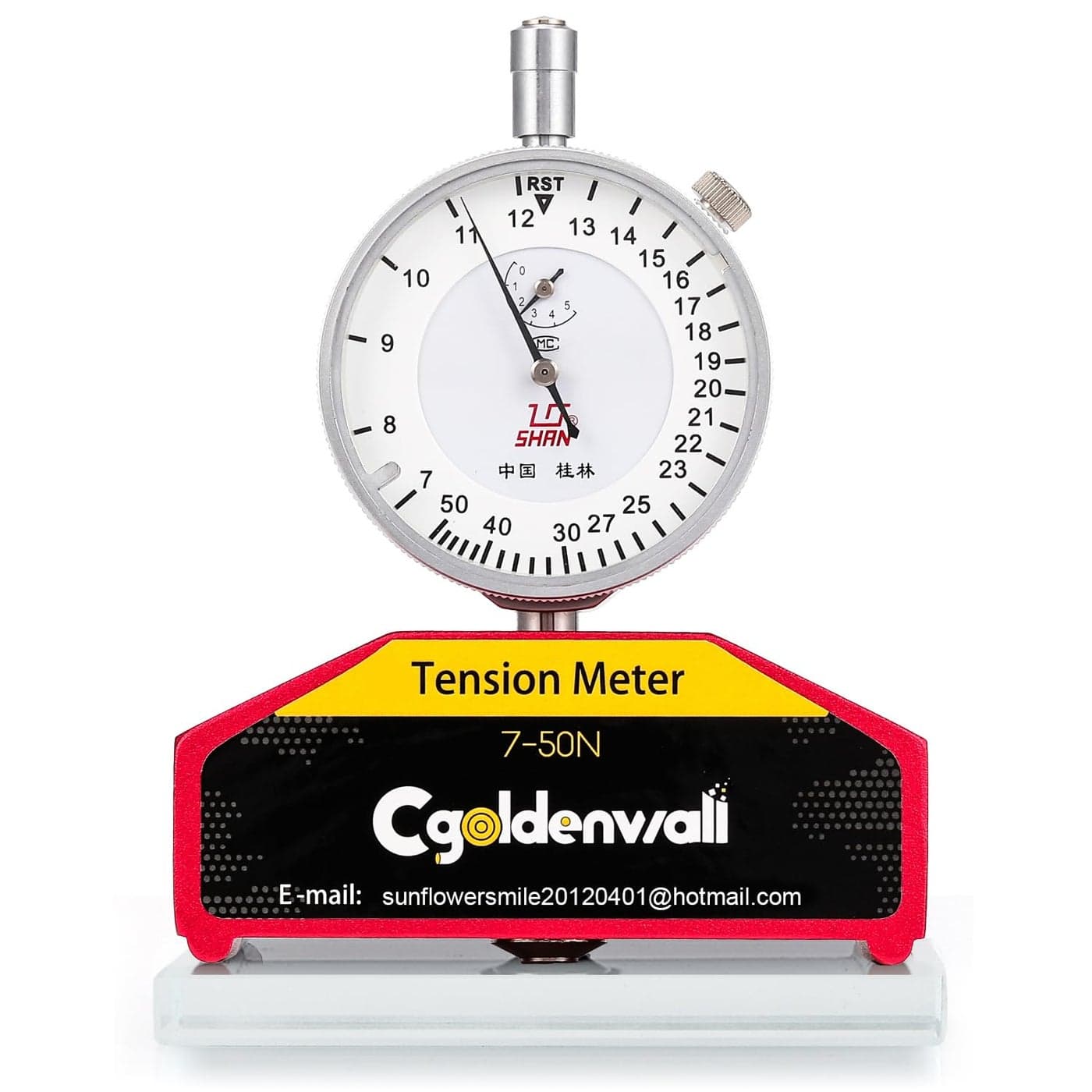 CGOLDENWALL High Precision Silk Screen Printing Tension Meter mesh tension meter Force Meter Tester Newton Tension Meter gauge measurement tool in silk print 750N