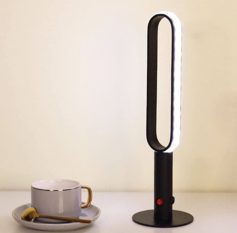 Sisliya Table Lamps Rechargeable Cordless Led Table Lamp Portable Outdoor Table Lamp Battery Operated in Black Bar Restaurant Garden Ambient Light Decorative Night White Light Warm Light