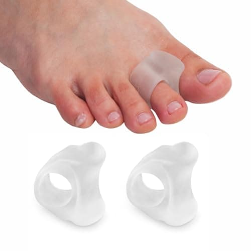 NatraCure 2 Gel Toe Spreaders Separators Spacers Pair wToe Loop 1031M CAT Size Medium