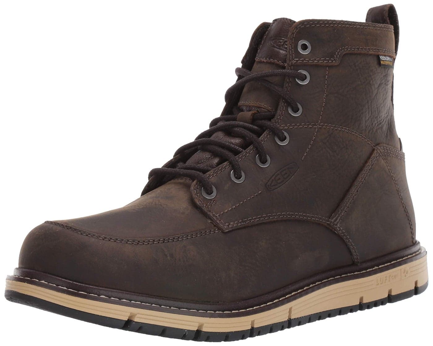KEEN Utility Mens San Jose 6 Soft Toe Waterproof Wedge Work Boots