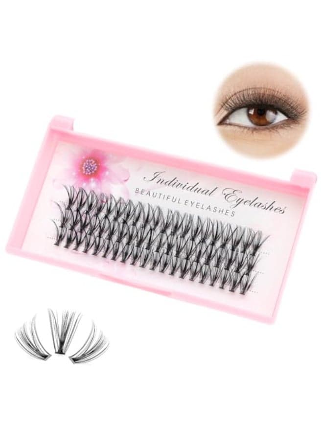 Dedila 810121416171820mm 60pcs 20 Root Grafting Individual False Eyelashes Mink Natural Long Eye Lashes Cluster Extension Makeup Beauty Fake Eyelash 16MM