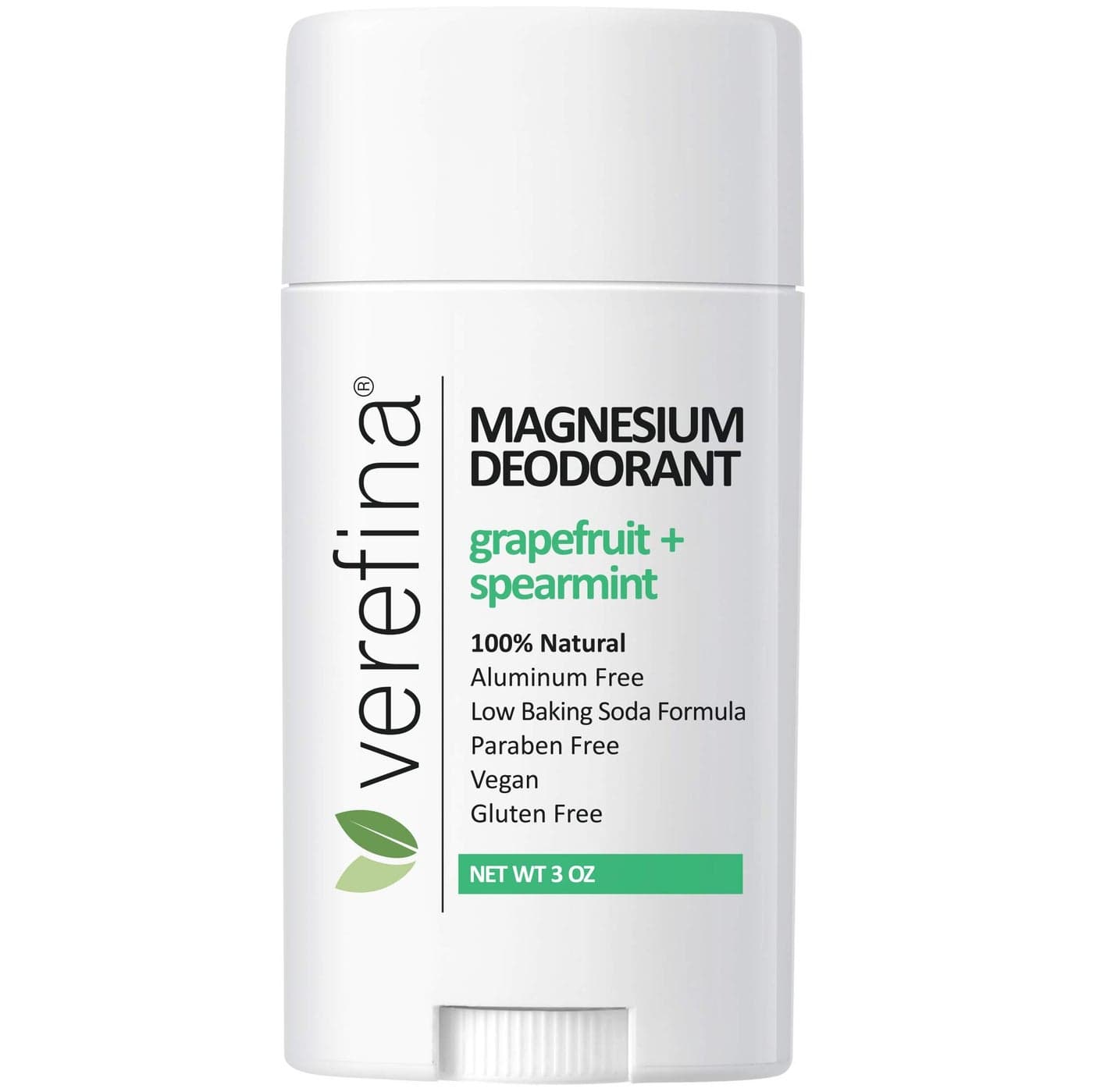 Verefina Aluminum Free Deodorant For Men Women All Natural Hypoallergenic Paraben Free Non Toxic Cruelty Free Vegan Natural Deodorant For Sensitive Skin 3 Oz Stick