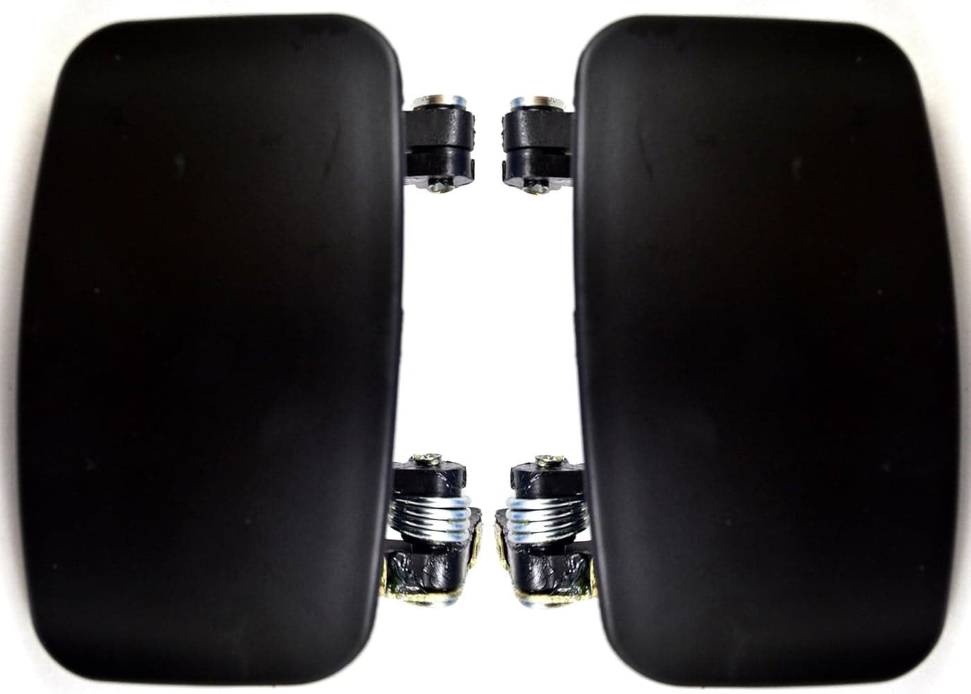 PT Auto Warehouse FO-3940P-RP - Primed Black Outside Exterior Outer Sliding Door Handle - Rear Left/Right Pair