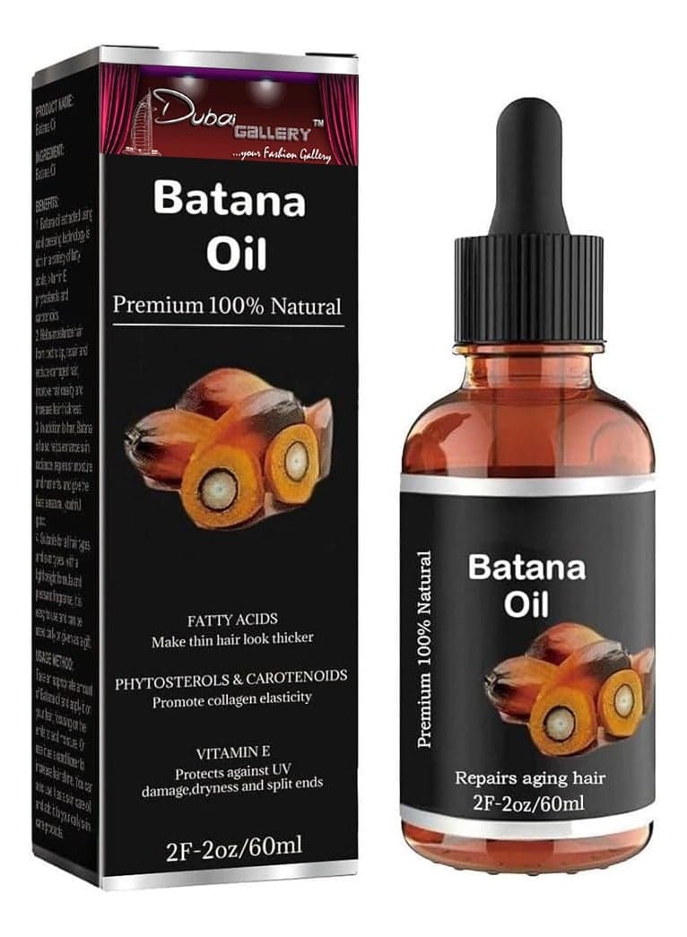 Organic Batana Oil for Hair Growth, Batana Oil, 100% Pure Batana Oil, Spoiled Raw Batana Oil for Hair Growth, Repair Damaged Hair, Prevent Hair Loss, Promotes Hair Thickness & Hair Wellness