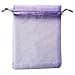 ATCG 50pcs 8x12 Inches Large Drawstring Sheer Organza Bags Decoration Festival Wedding Party Favor Makeup Pouches Lavender