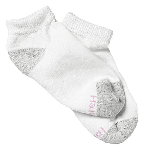 Hanes womens 10-pair Value Pack Low Cut athletic socks, White, 5 9 US