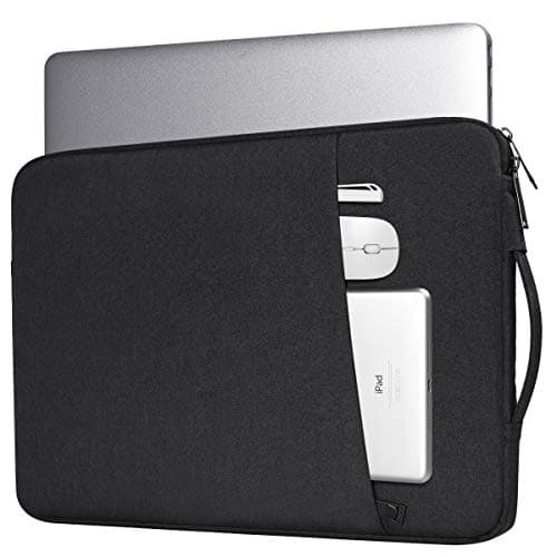 Laptop Sleeve for 14 inch New MacBook Pro M5/M4/ M3/ M2/ M1 Pro/Max A3434 A3112 A3401 A3185 A2918 A2992 A2779 2025-2021,Carrying Case Bag with Accessory Pocket, Black