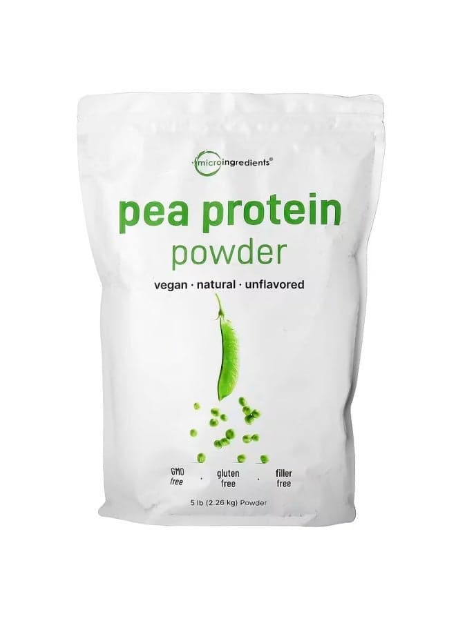 Pea Protein Powder, Unflavored, 5 lb (2.26 kg) Packaging May Vary