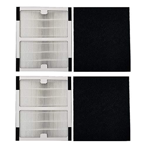 Idylis Air Purifier Filter A - 2 Pack HEPA & Carbon Filter Set for Idylis IAP-10-100, IAP-10-150, AC-2119, Model IAF-H-100A